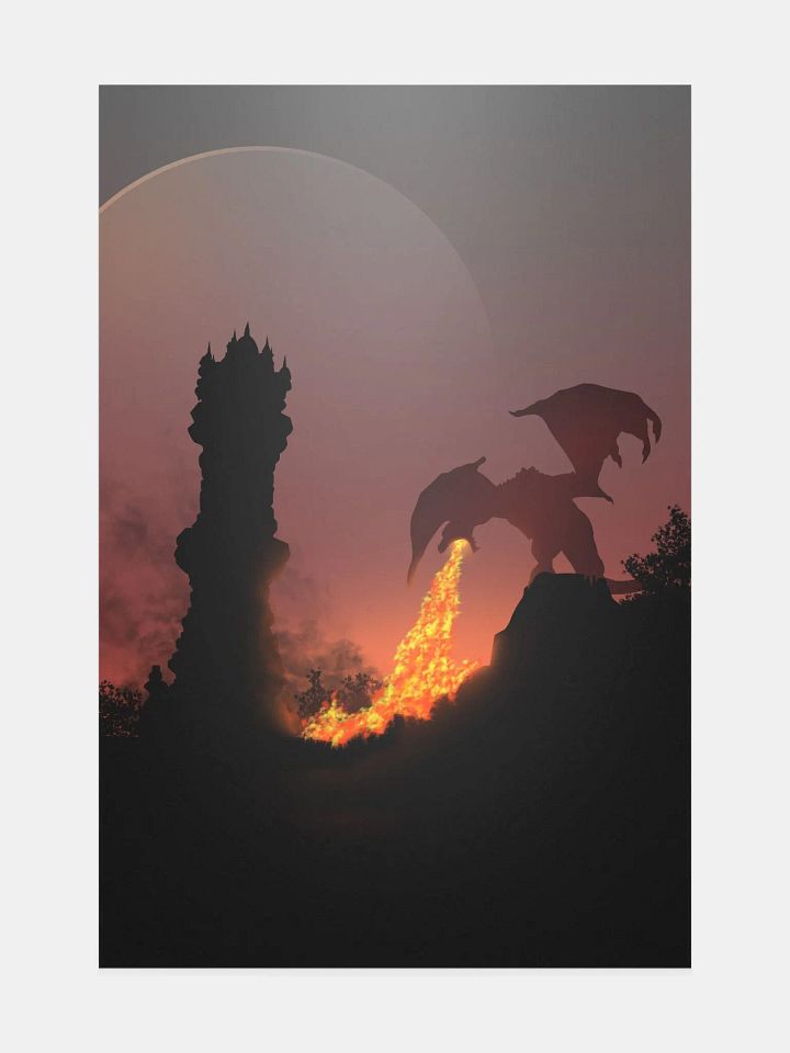 Flame Dragon | Poster product image (1)