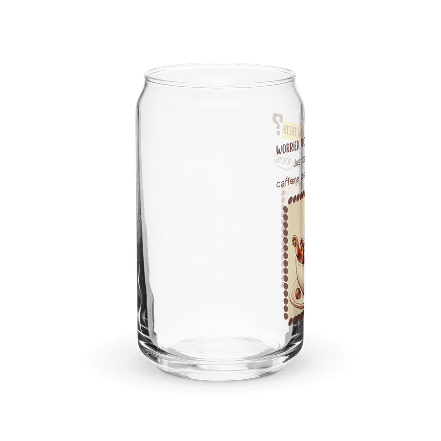Full Caffeine Squirrel Coffee Can-Shaped Glass product image (4)