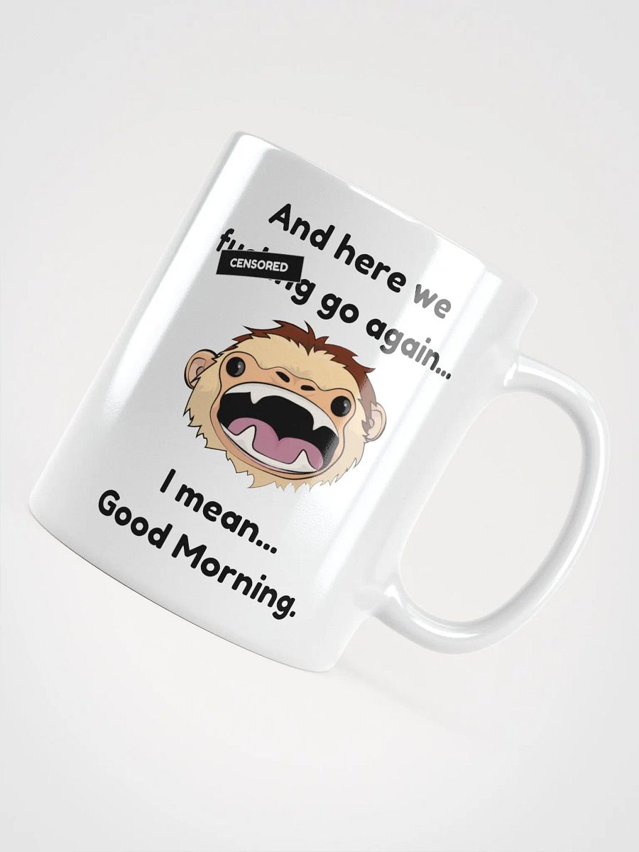 CENSORED (Black Bar) Here we f-king go again... White Mug product image (4)