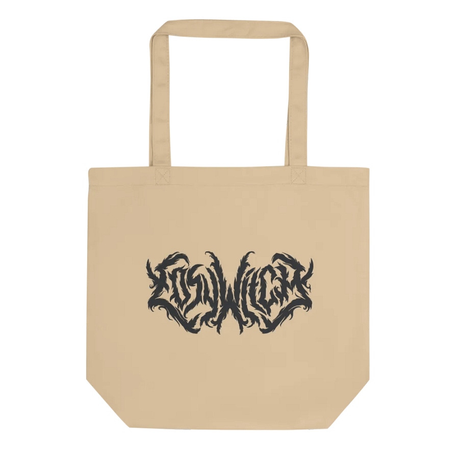 Cosy Black Metal Eco Cotton Tote Bag - Natural product image (1)