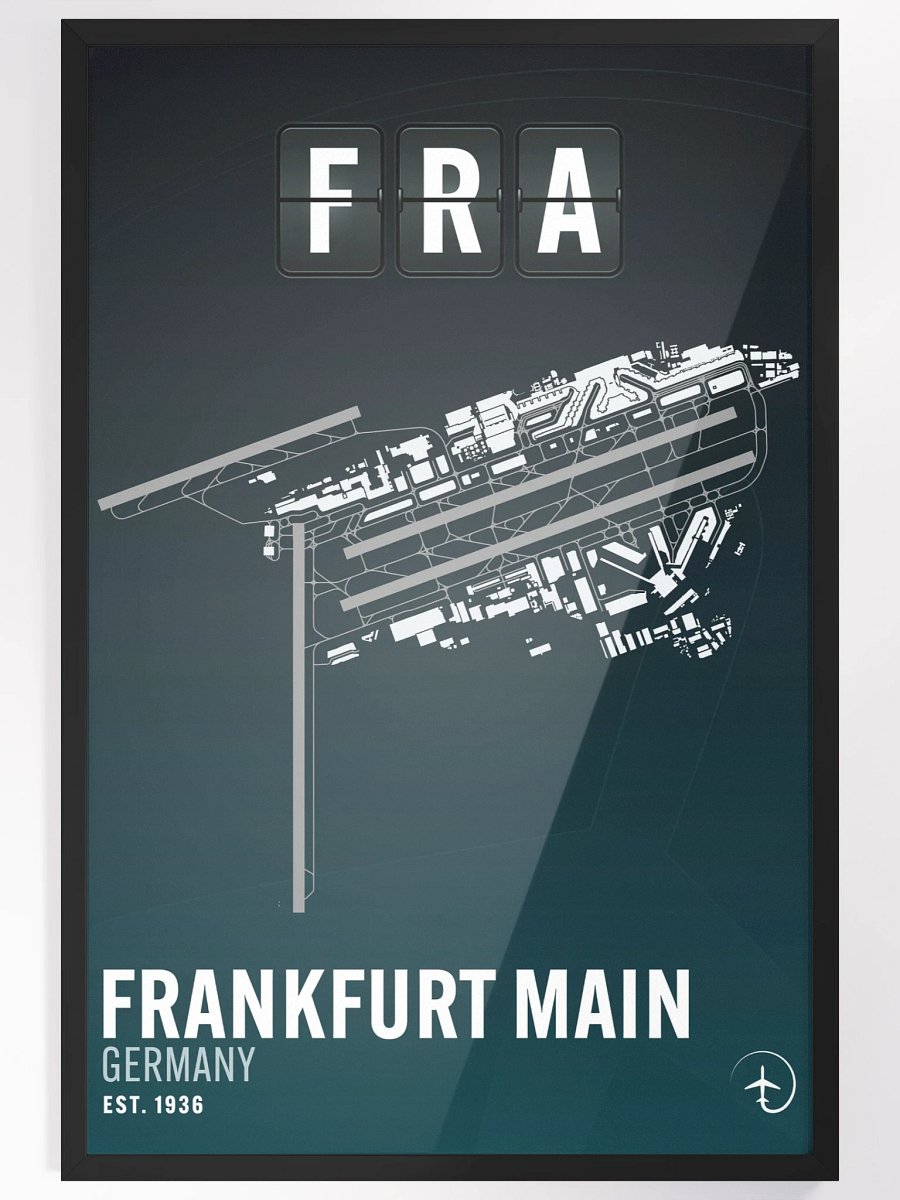 Frankfurt FRA Poster (Framed) product image (4)