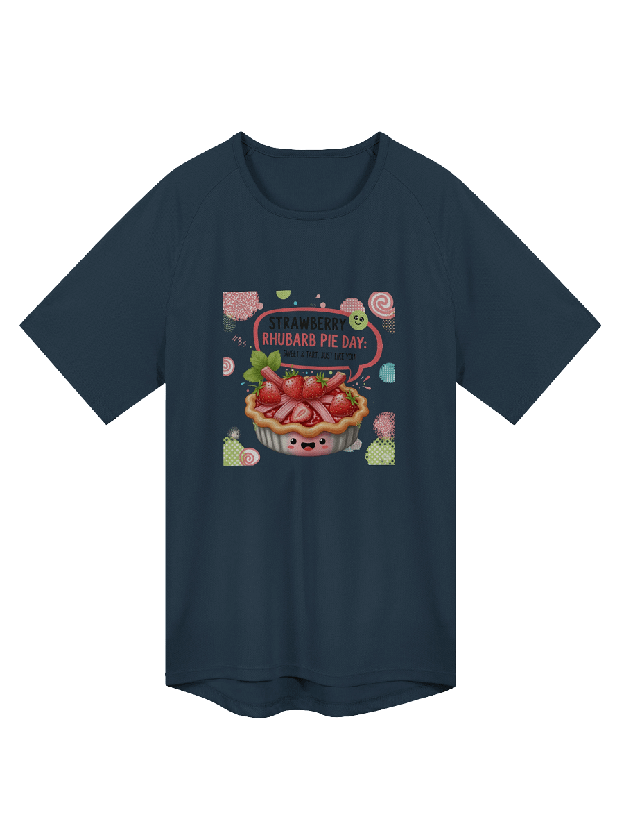 Happy Strawberry Rhubarb Pie Day Sports Jersey product image (2)