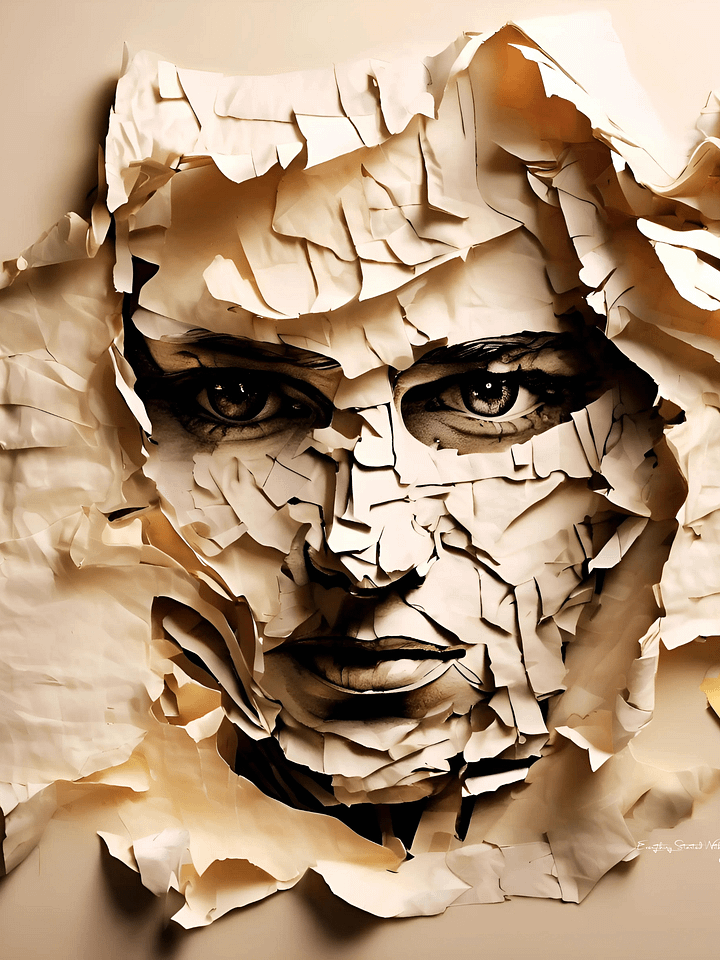 Paper Collection | Tutankhamen's Gaze | Canvas Art Painting product image (1)