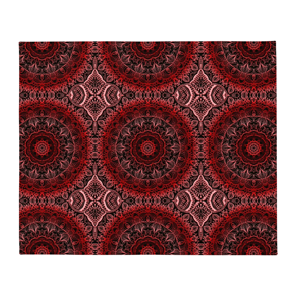 Harmony Mandala Throw Blanket product image (2)