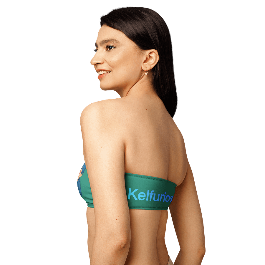 Twinning Blue Hoodie Bandeau Bikini product image (4)