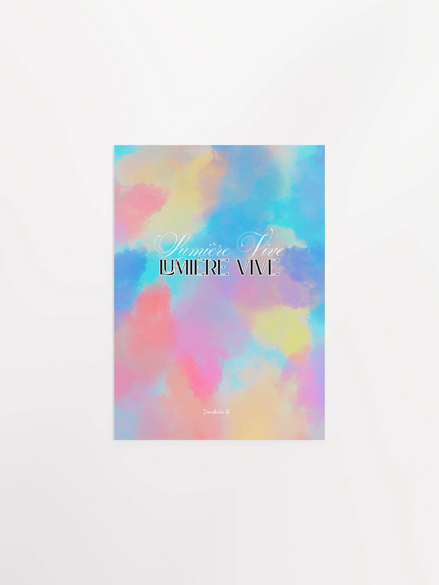 Poster Pastel Nuances de Lumière - Lumière Vive - Cadeau Inspirant product image (2)