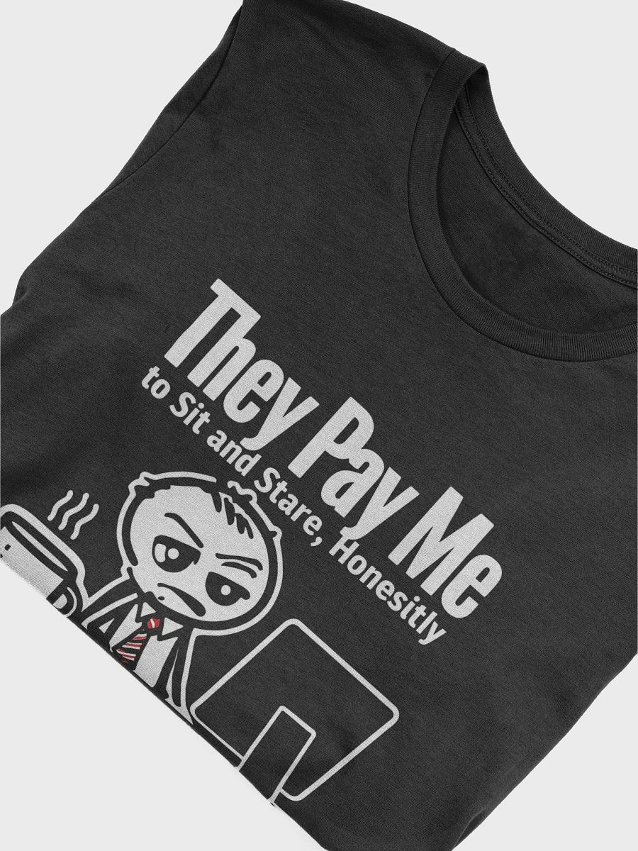 They Pay Me To Sit And Stare, Honestly Tshirt product image (5)