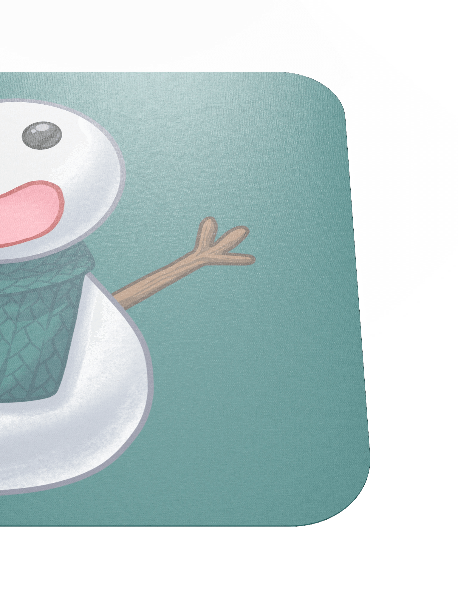 Happy Snowman Mouse Pad product image (5)