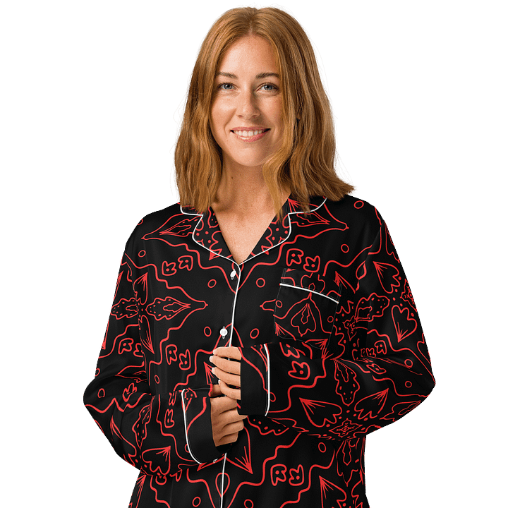 Glowing Floral Women's Pajama Top product image (1)