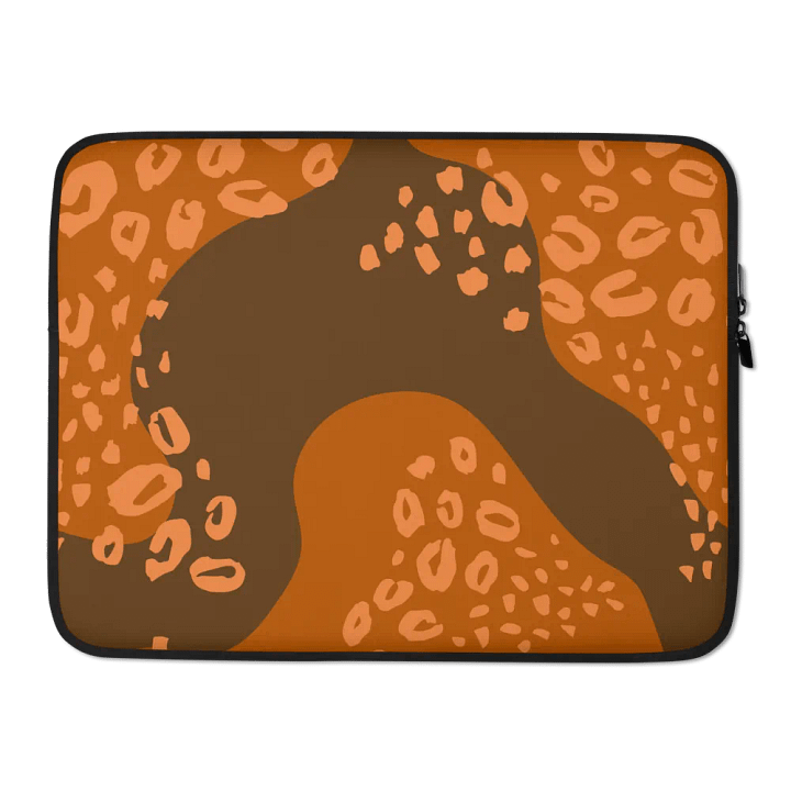 Orange Jaguar Laptop Sleeve product image (2)