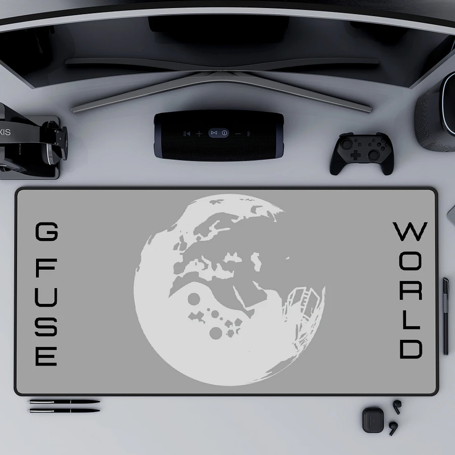 GFuse World Voyager Desk Mat | Gray product image (1)