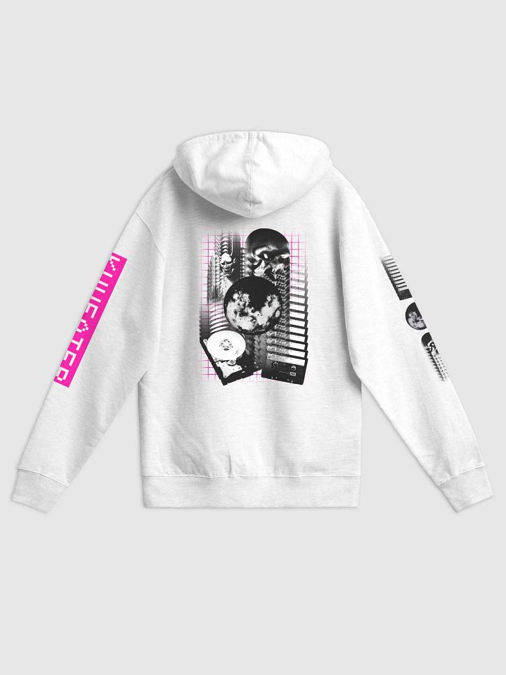FRAGMENTED ZIP-UP HOODIE [WHITE] product image (1)