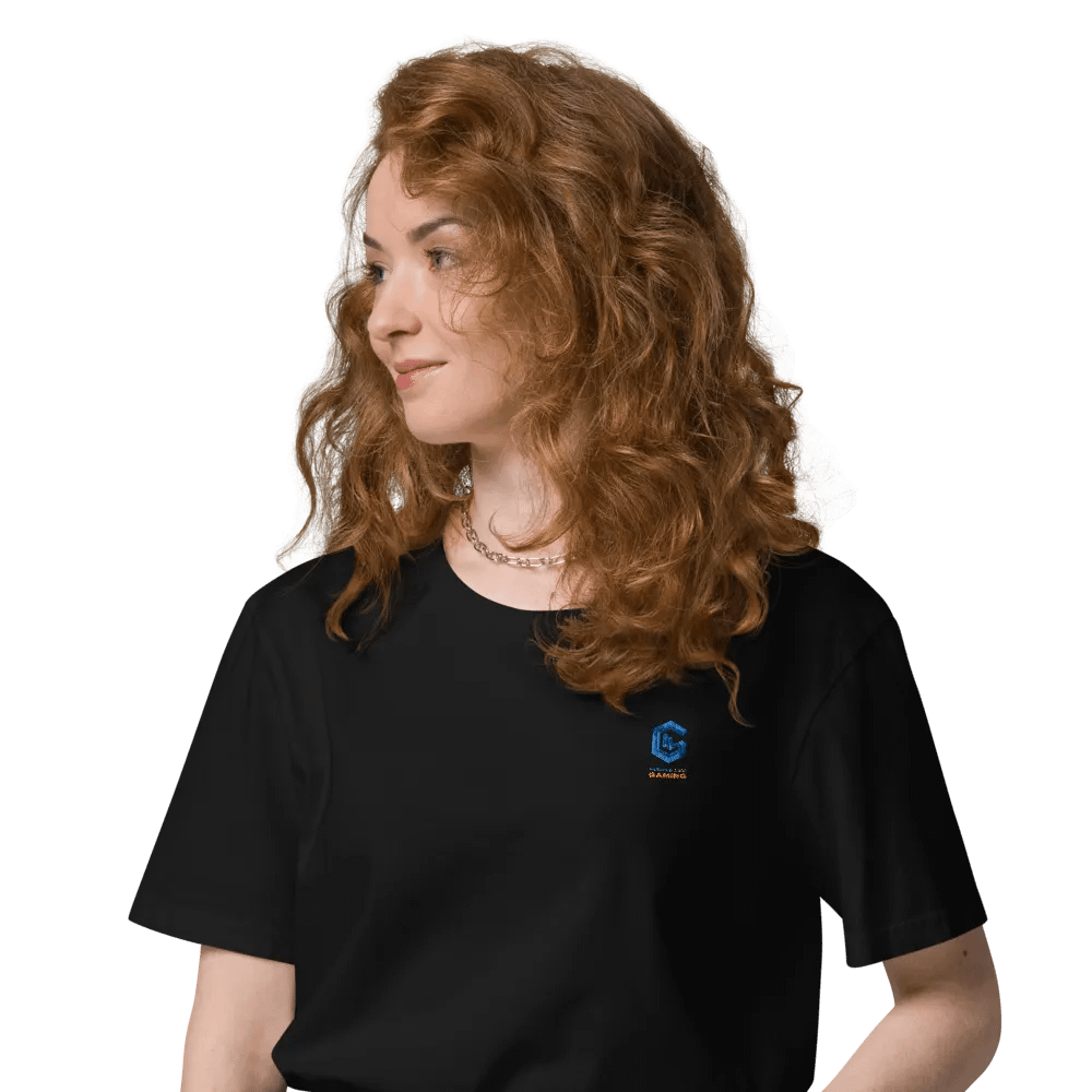 Embroidered Logo Organic Tee HUMBLE LIFE Gaming product image (4)
