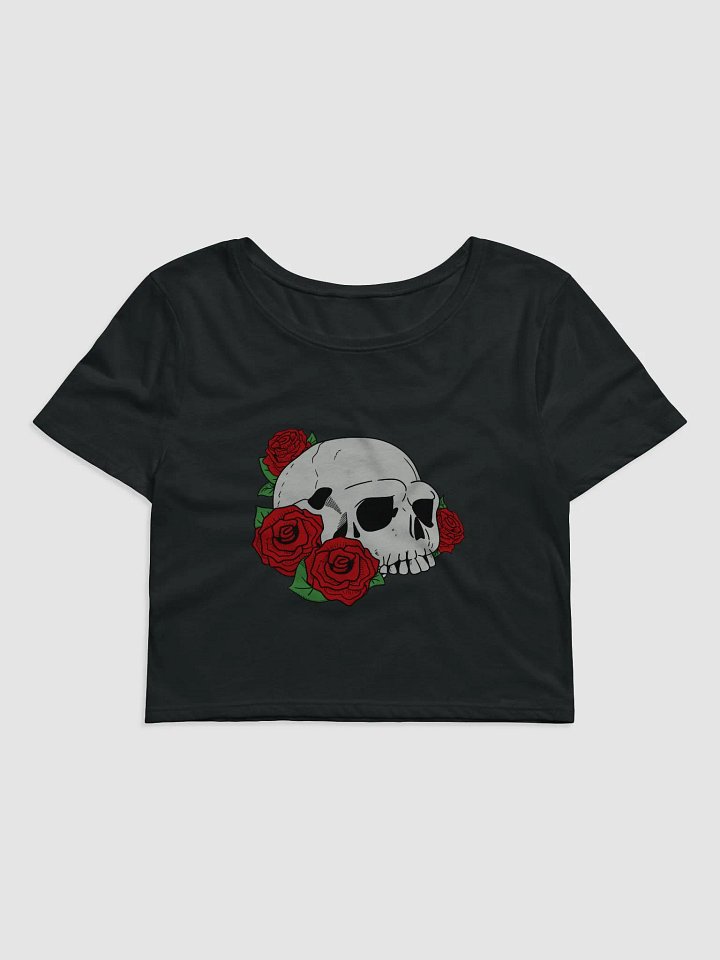 Skull & Roses Women's Crop Tee product image (1)