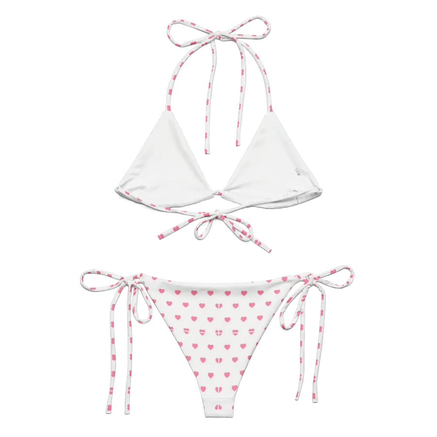 Pastel Heart Seamless Pattern String Bikini - v12 product image (6)