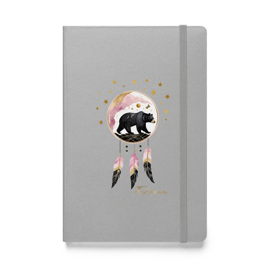 Pink and Gold Glitter Medicine Shield Bear Dreams Journal product image (1)