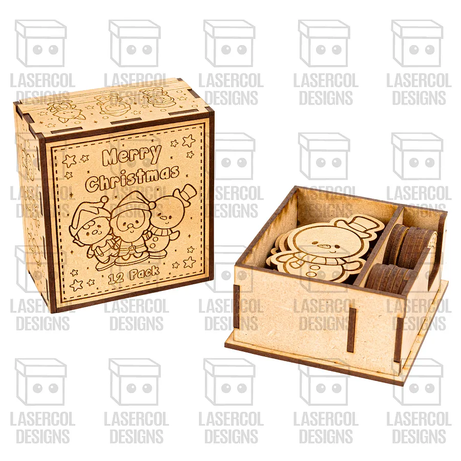Christmas Characters Box - Laser Cut Files product image (9)
