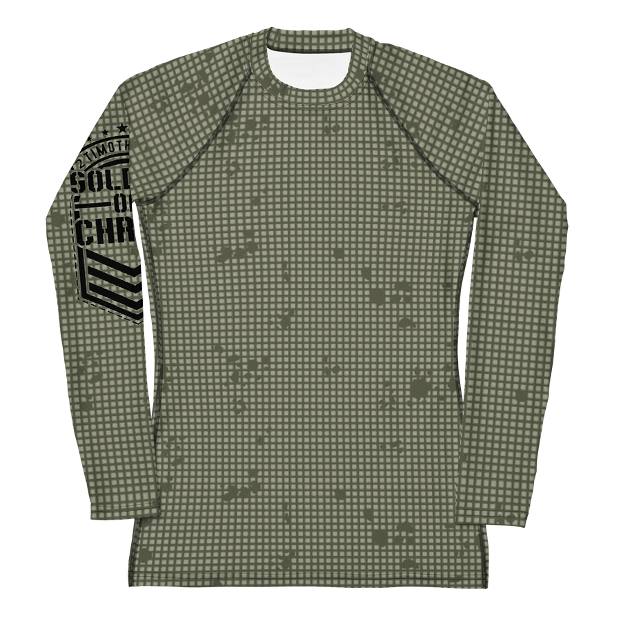 Faithful Camo: Women's Rash Guard - Desert Night Camo product image (1)