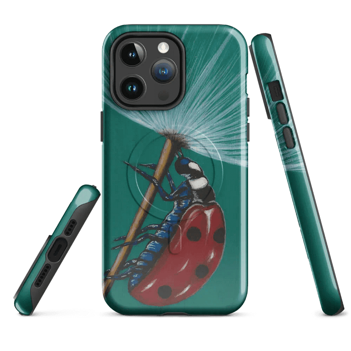 Ladybug on Dandelion Seed product image (1)