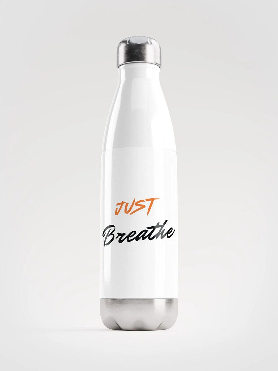 JUST Breathe Stainless Steel Water Bottle product image (1)