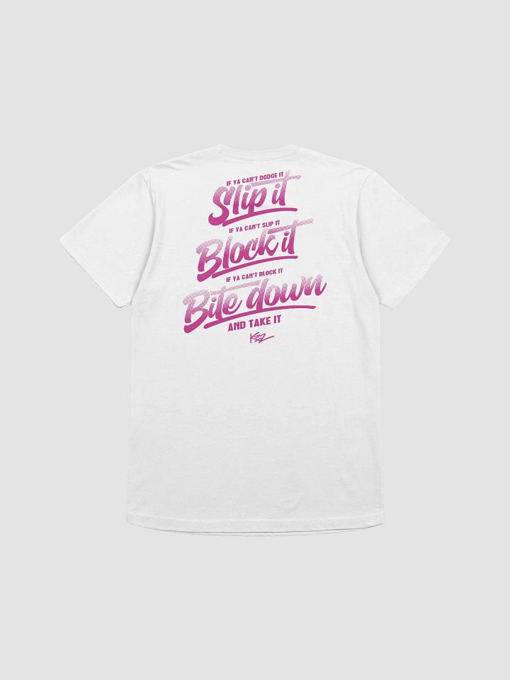 BITE DOWN TEE WHITE/PINK product image (2)