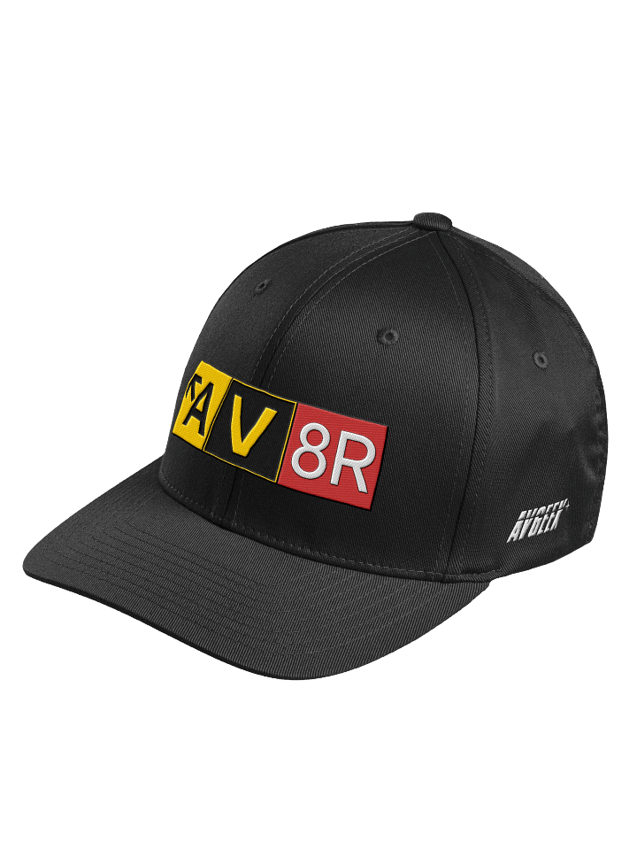 "AV8R" Cap with AVGEEK badge on the left product image (2)