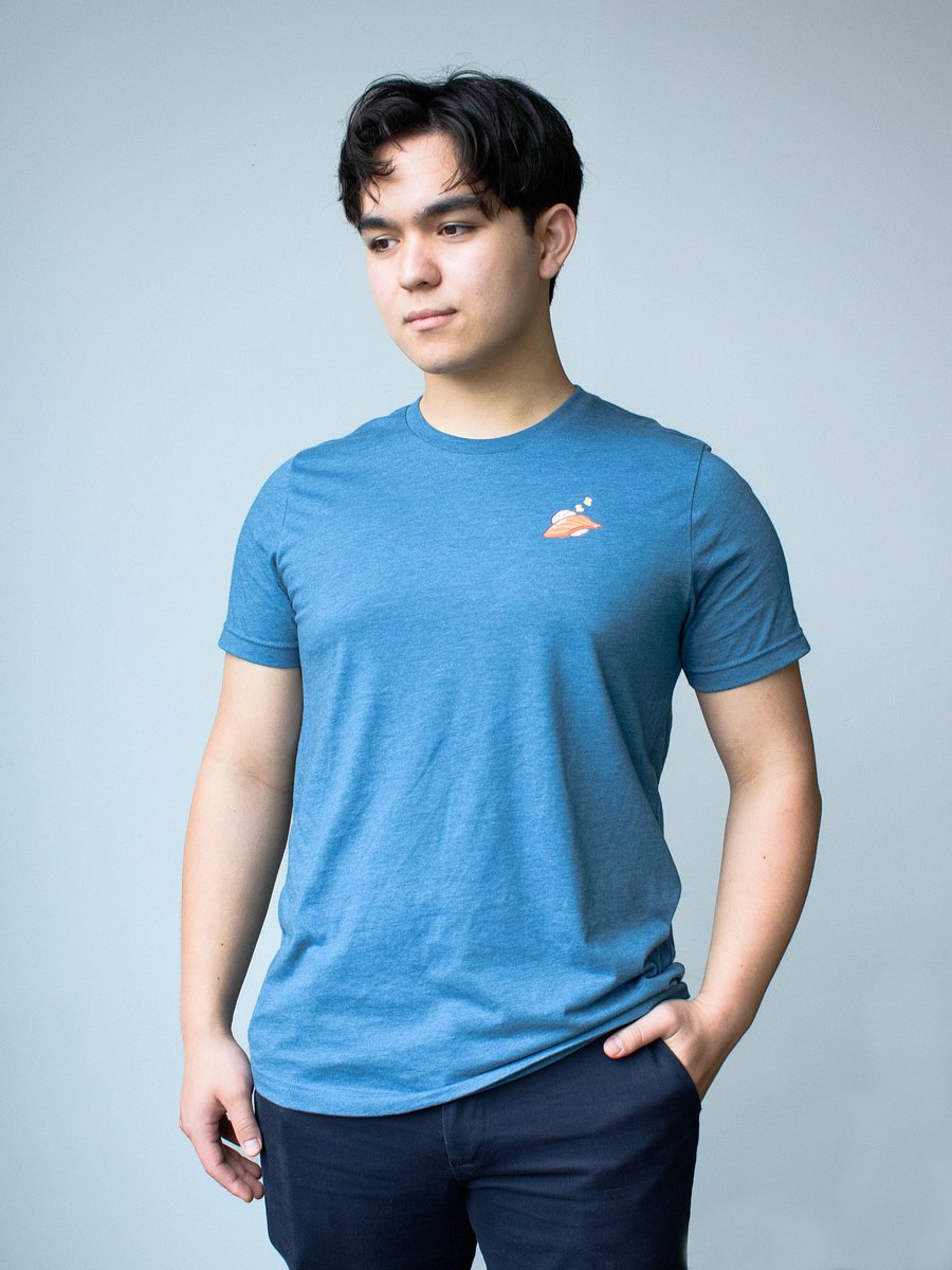 SleepyGiri Supersoft T-Shirt - (Heather Deep Teal) product image (2)