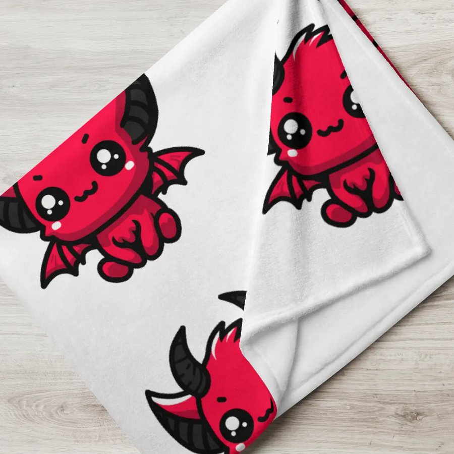 Mythical Devil Bat Throw Blanket product image (5)