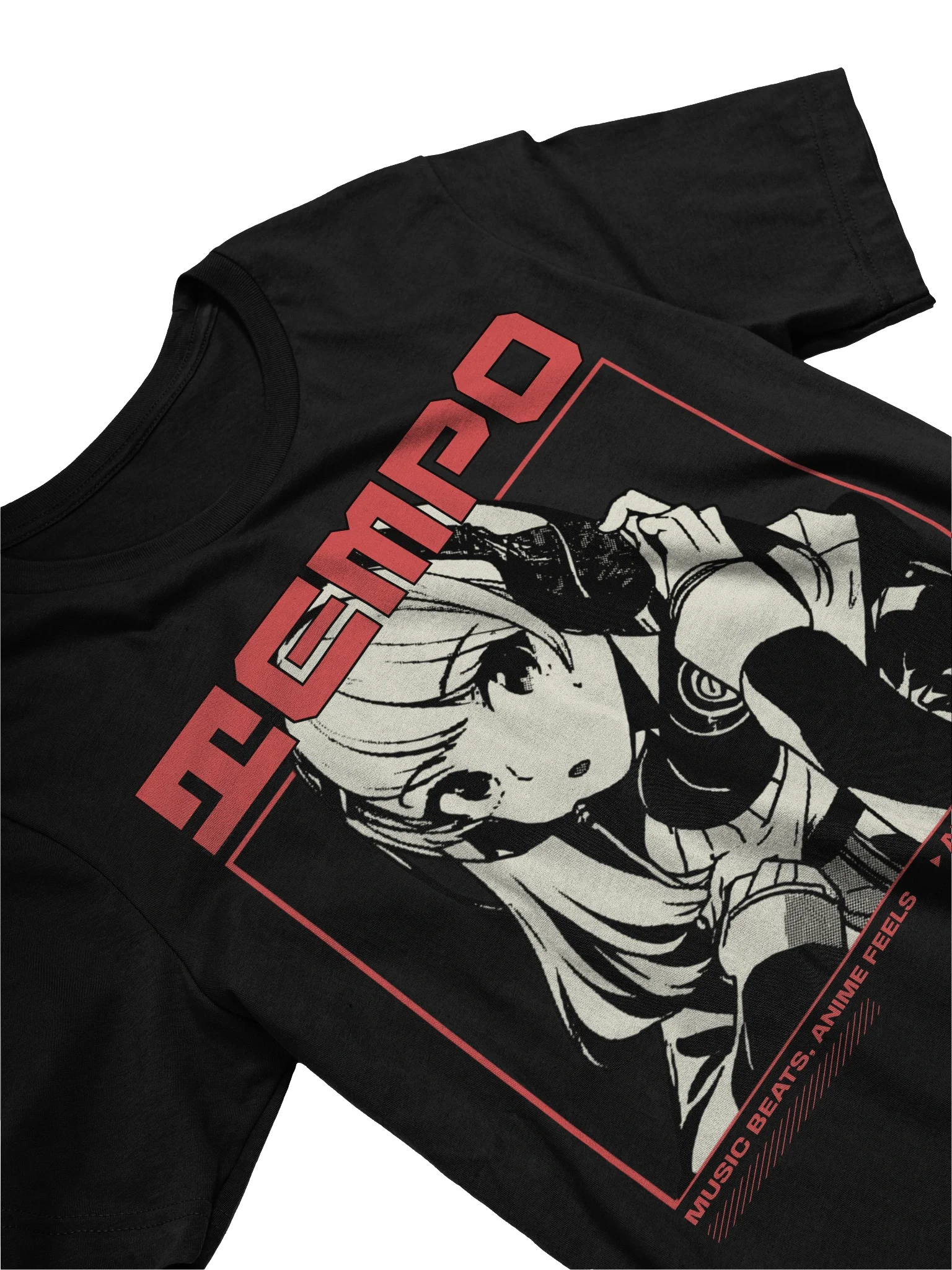 Stylish Anime Waifu Girl T-Shirt for Music and Manga Fans product image (20)