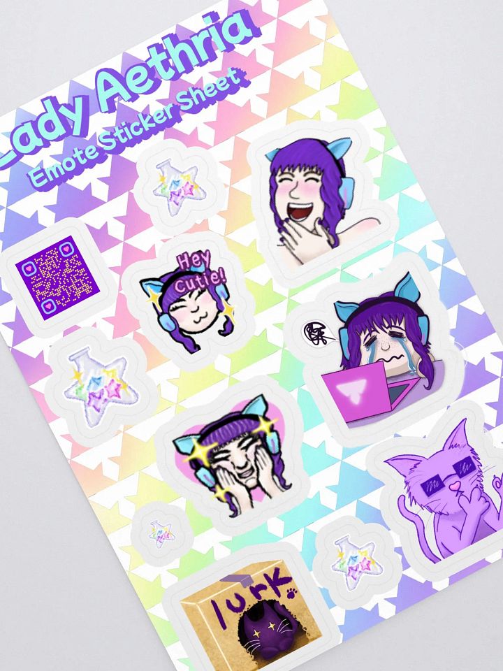 Emote Sticker Sheet product image (2)
