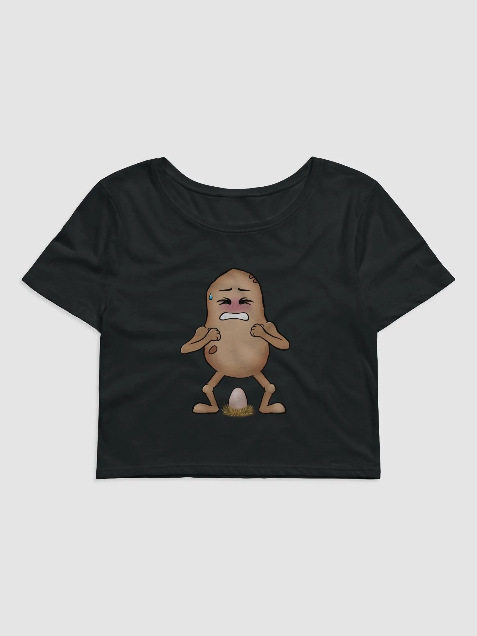 Egg Laying Women's Crop T-shirt product image (1)