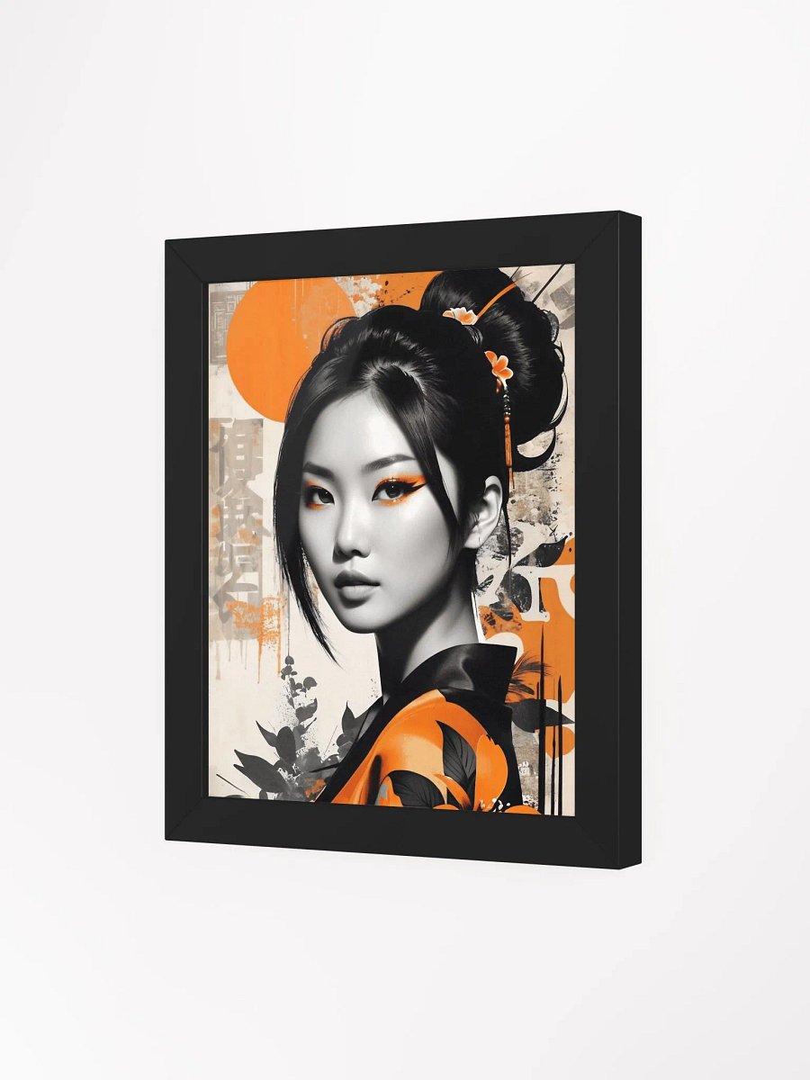 Geisha Grace: Stylized Framed Poster product image (76)