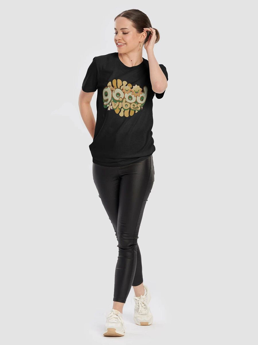 Good vibes smiley sunshine Tshirt, sunshine emoji shirt, sunny retro tee gift product image (10)