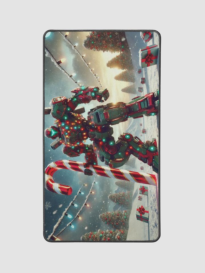 Holiday Mecha Guardian Desk Mat - 12"x22" product image (2)