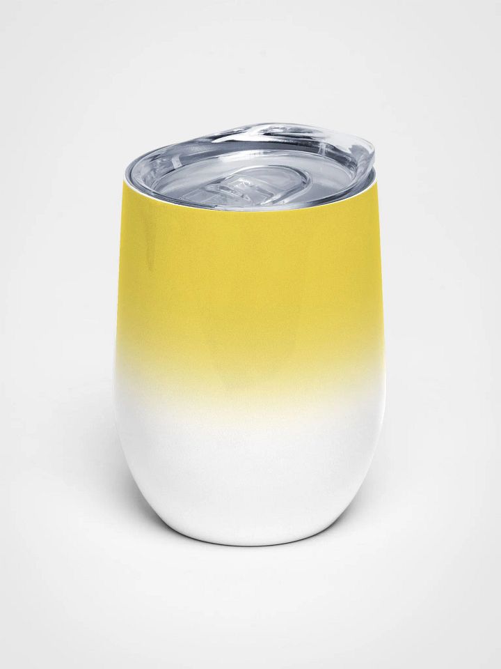 Wine tumbler - Yellow gradient product image (1)