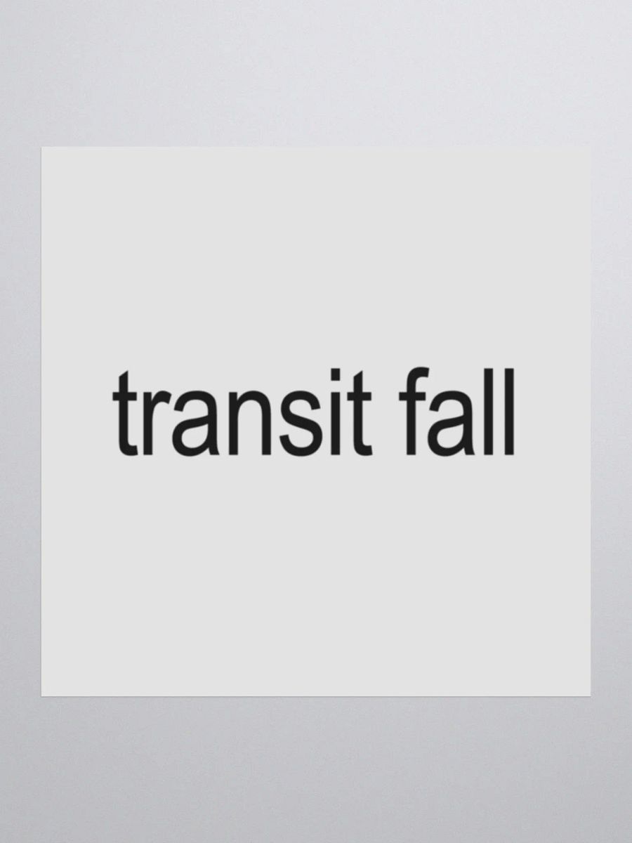 FRANK EASTMAN TRANSIT FALL STICKER product image (3)