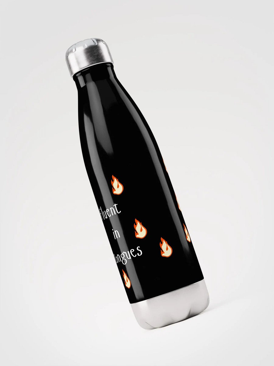 Fluent in Tongues Stainless Steel Water Bottle product image (3)