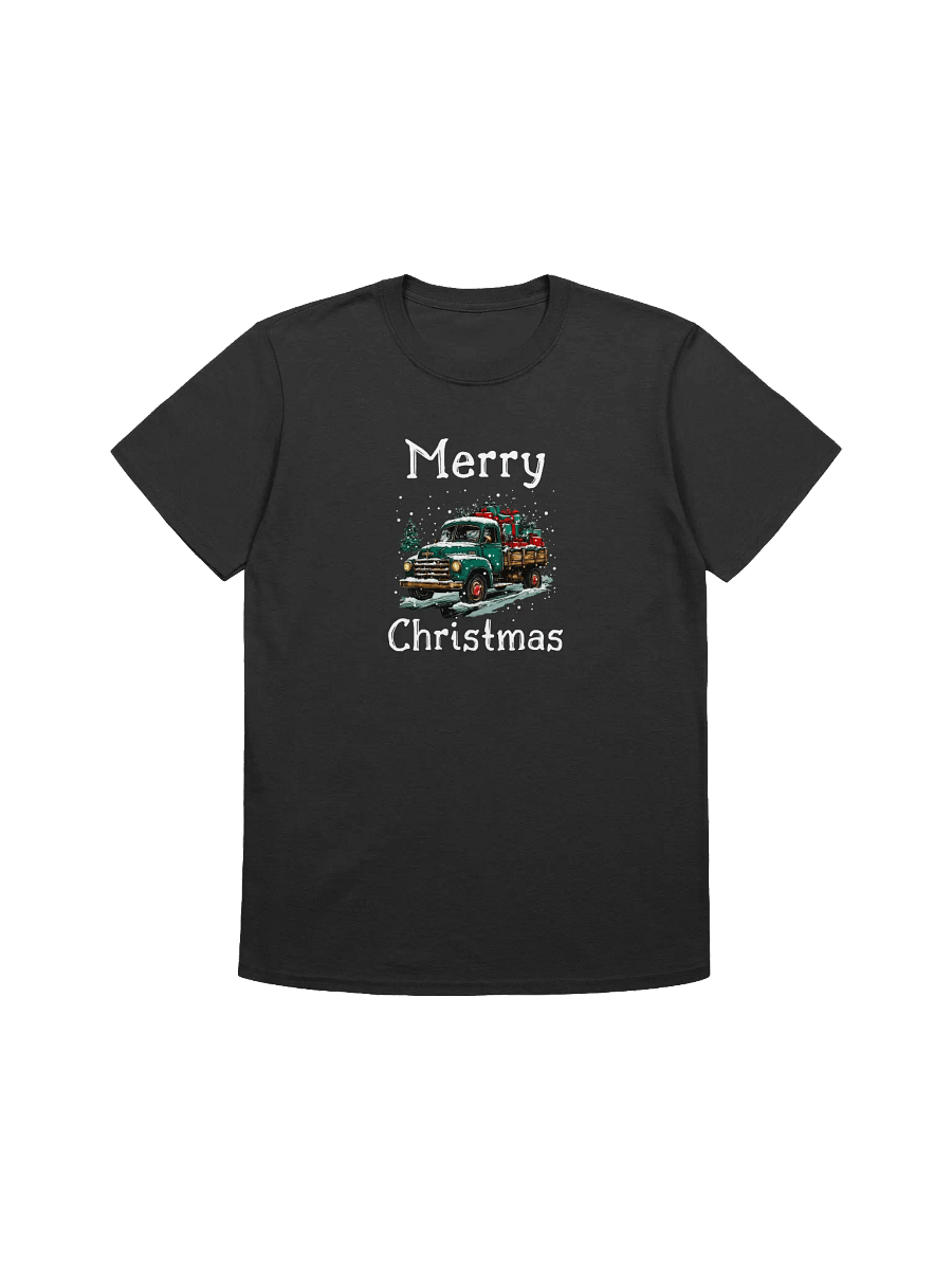 Vintage Pickup Truck Filled With Christmas Gifts Unisex T-Shirt product image (5)