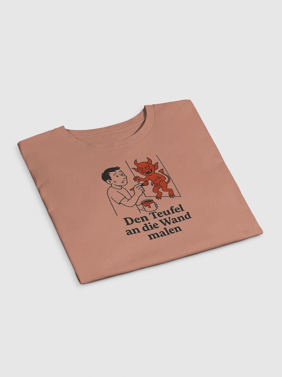 Den Teufel an die Wand malen To paint the devil on the wall crop top by dark aplhabet product image (18)