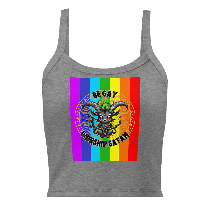 Be Gay Worship Satan Tank product image (1)