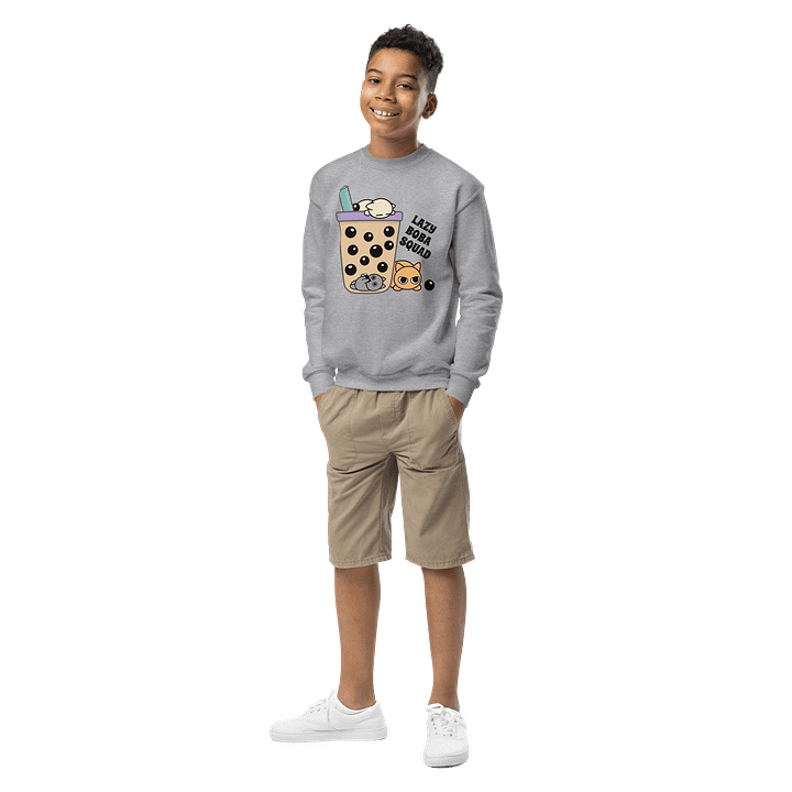 Boba Cat - Unisex Youth Sweatshirt product image (1)