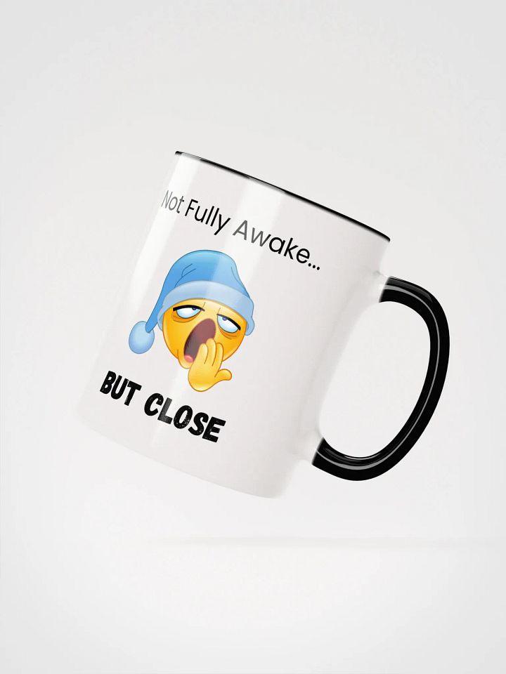 Not Fully Awake... But Close Emoji Ceramic Mug product image (2)