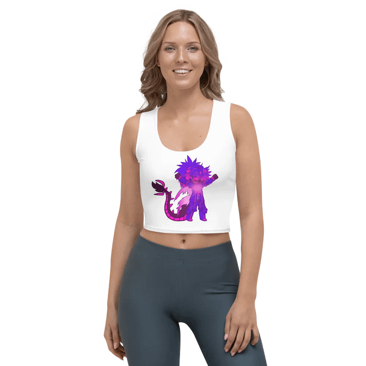 Supercharged Evolved All-Over Print Crop Top T-Shirt product image (1)
