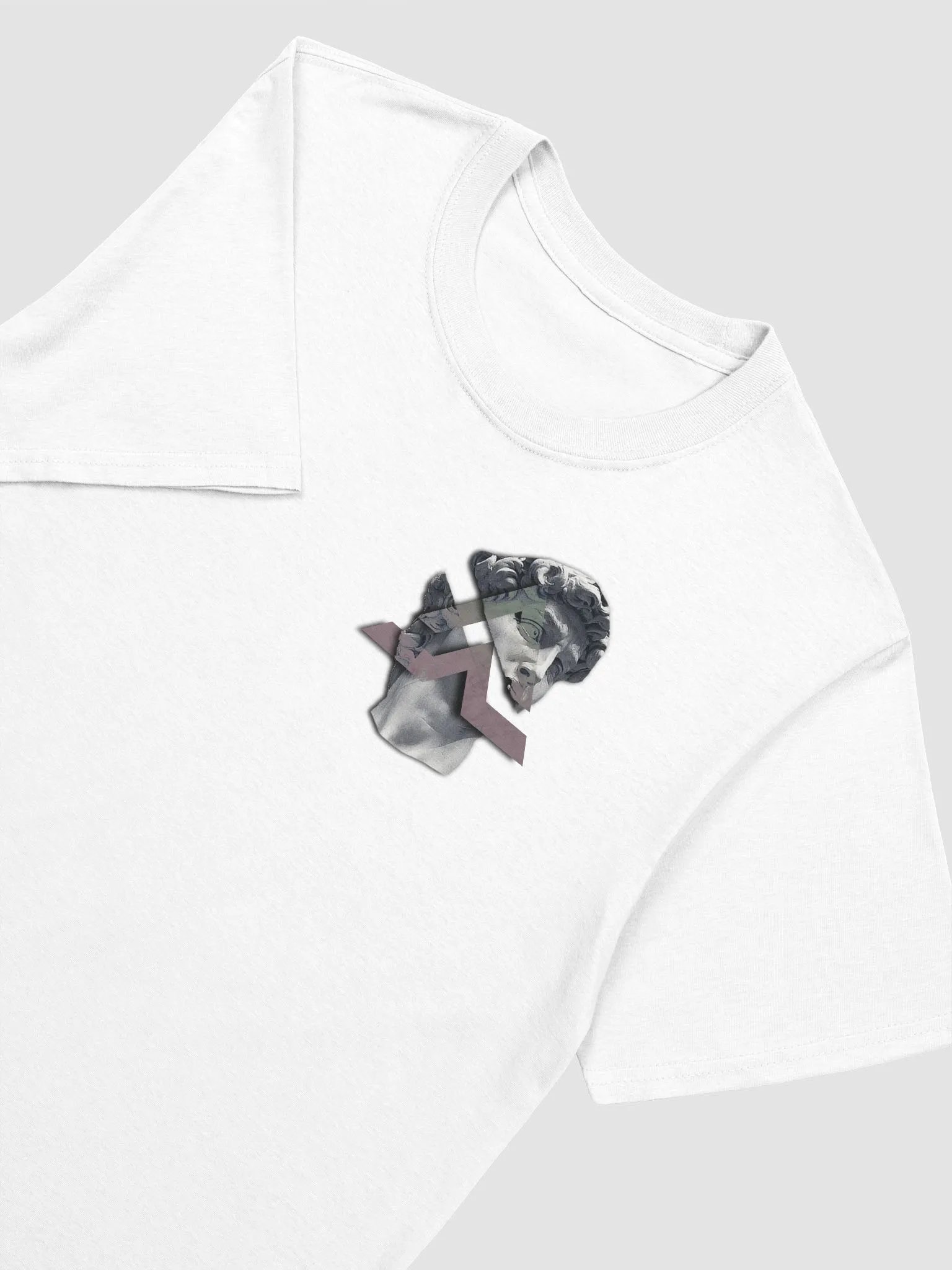 AZOH'S GREEK UNISEX WHITE T product image (3)