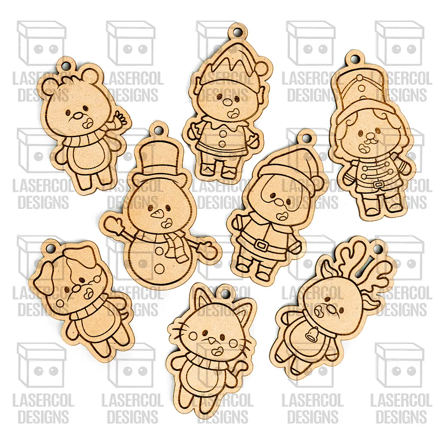 Christmas Ornaments - Laser Cut Files product image (4)