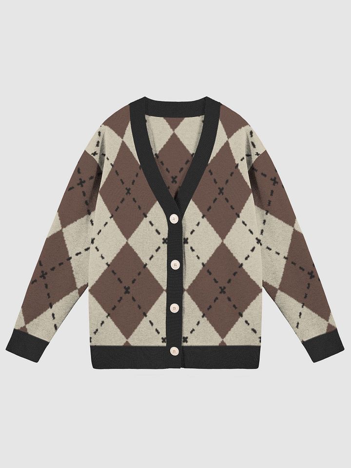 Pupper Pantone Argyle Knit Cardigan product image (1)