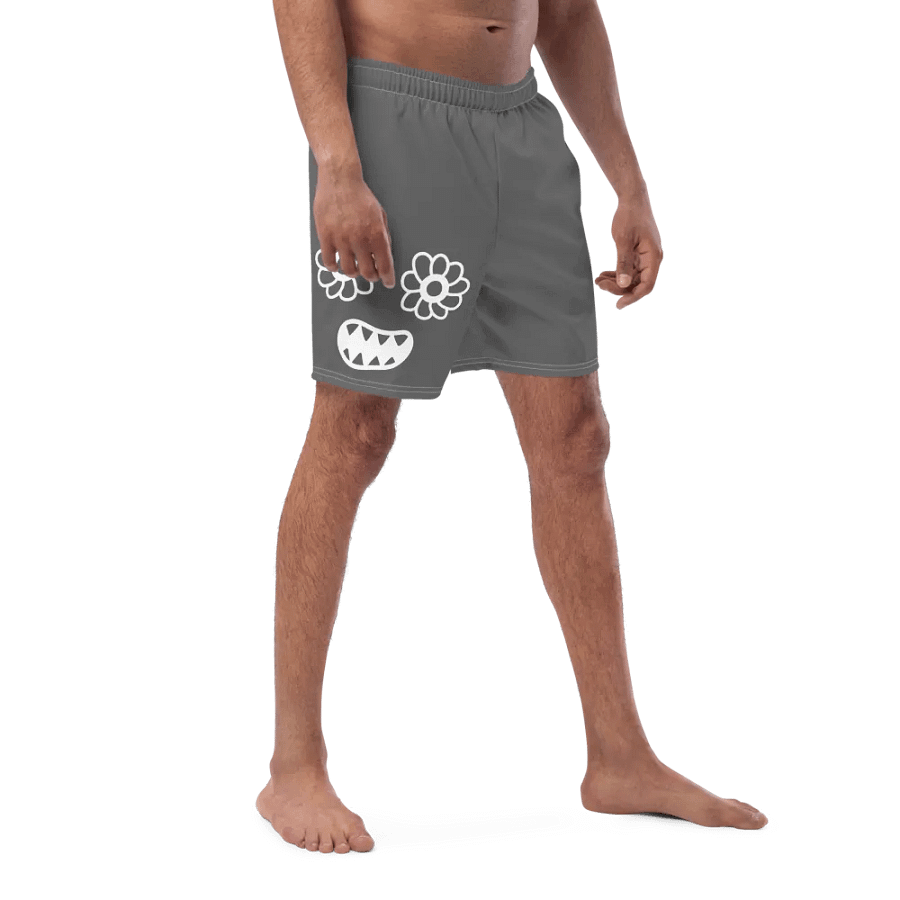 Eyes and Teeth All-Over Print Swim Trunks product image (3)