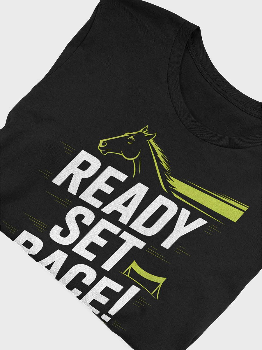 Neon Horse Racing Tee | Dynamic Speed Graphic Design product image (5)
