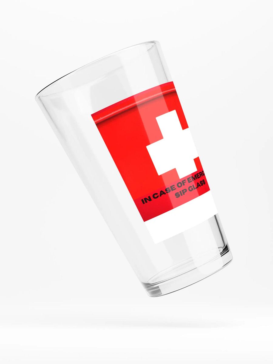 Emergency Sip Glass - Shaker Pint product image (4)