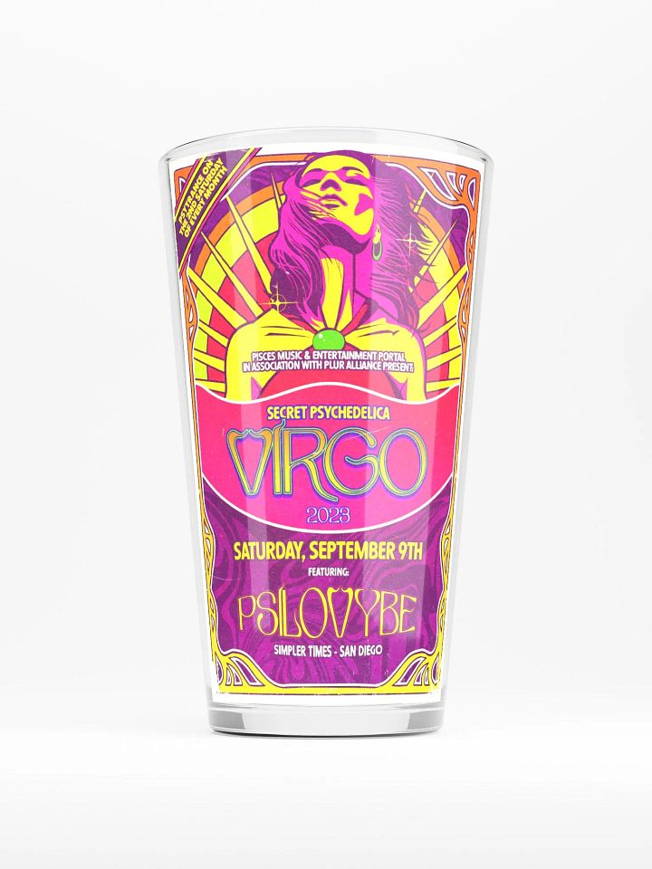 Virgo 2023 Shaker Pint Glass product image (1)